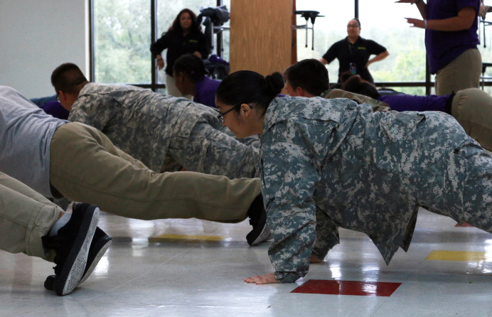 ROTC cadets teach leadership skills to at-risk-youths